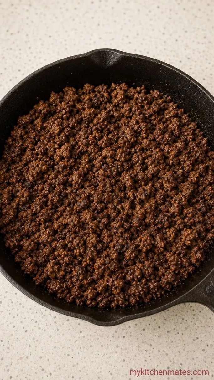 Step 1: Brown the Beef