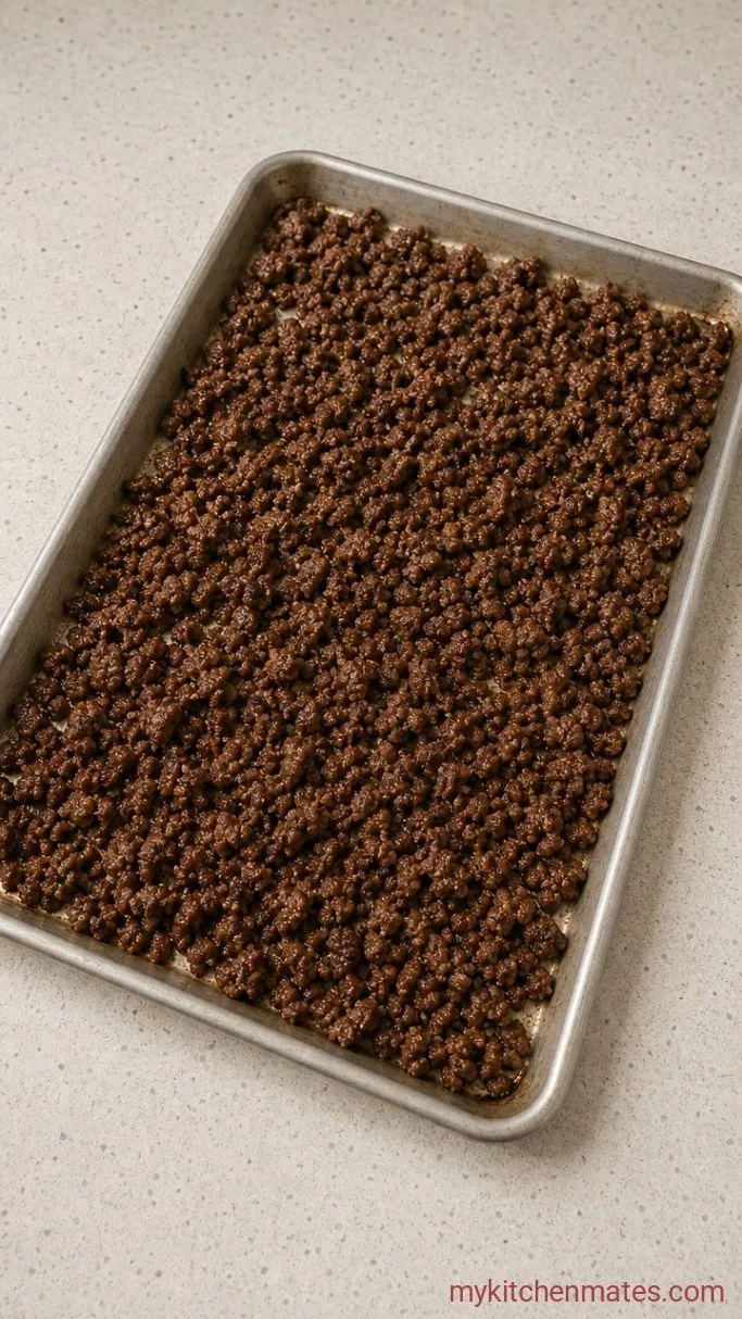 Crispy Baked Ground Beef Taquitos Step 1: Brown the Beef