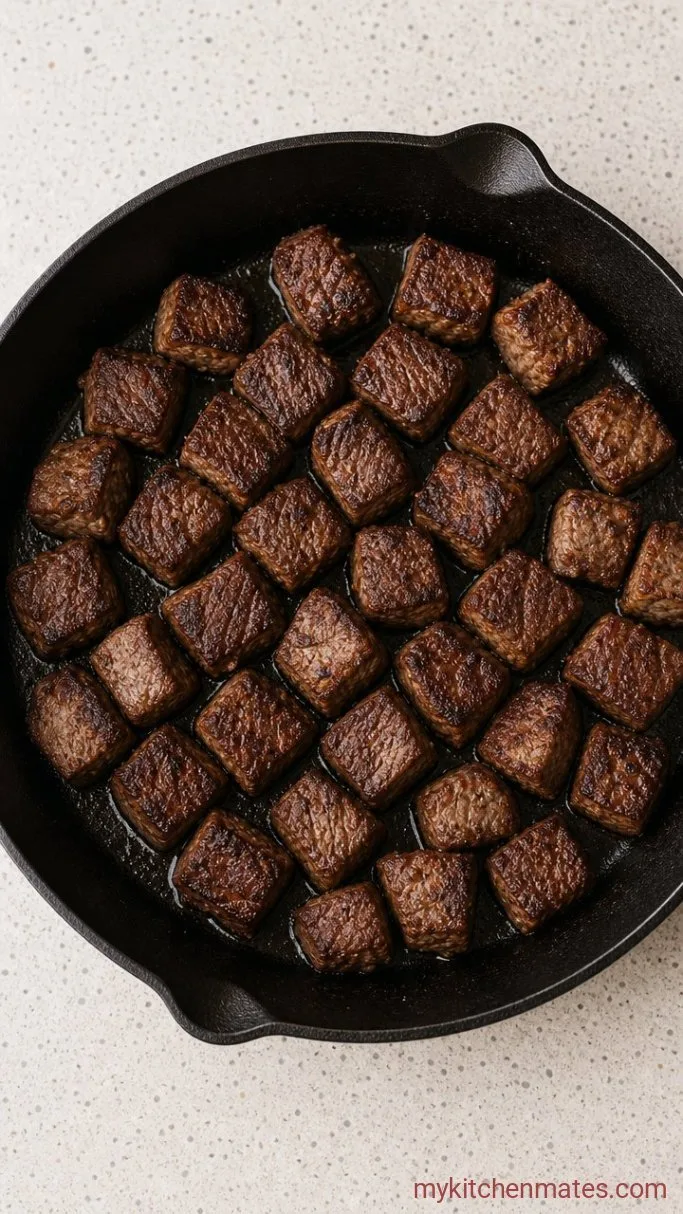 Rich and Tender Slow Cooker Beef Curry Step 1: Brown the Beef