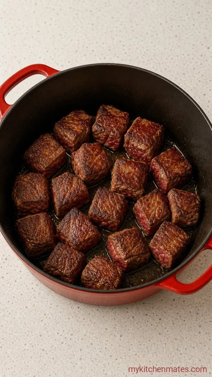 Hearty Pioneer Woman Beef Stew Step 1: Brown the Beef