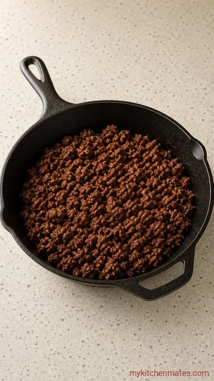 Step 1: Brown the Beef