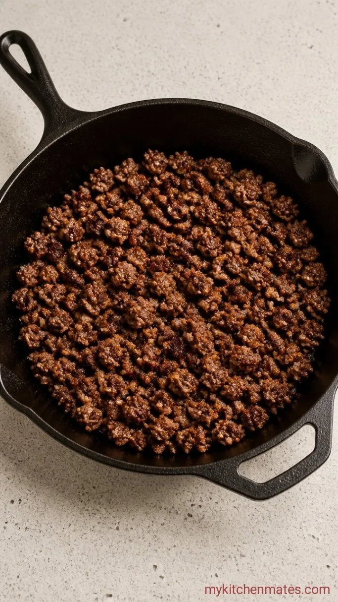 Step 1: Brown the Beef