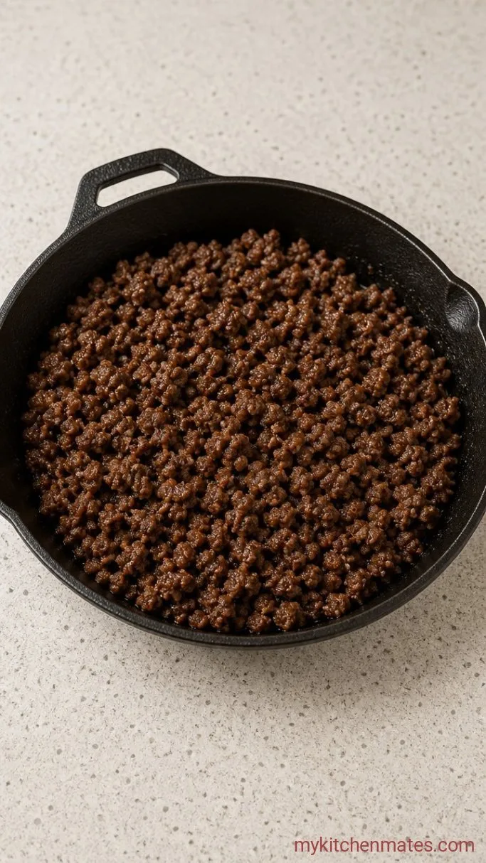Step 1: Brown the Beef