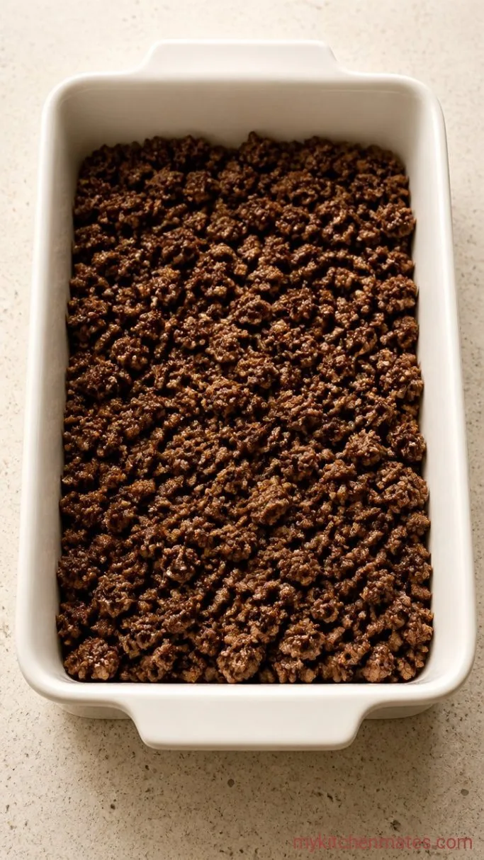 Easy Baked Wet Burrito with Ground Beef Step 1: Brown the Beef