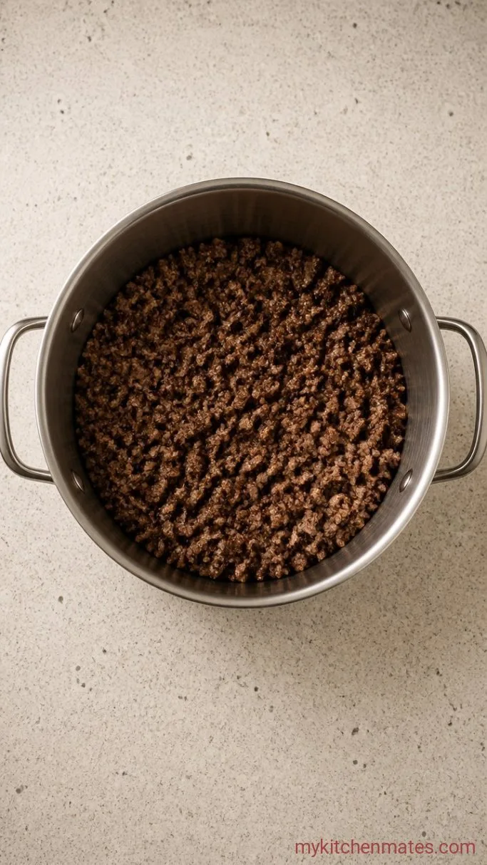 Step 1: Brown the Beef