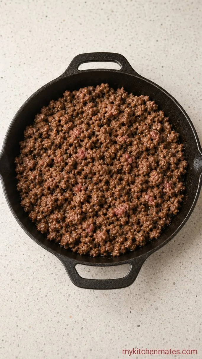 Step 1: Brown the Beef