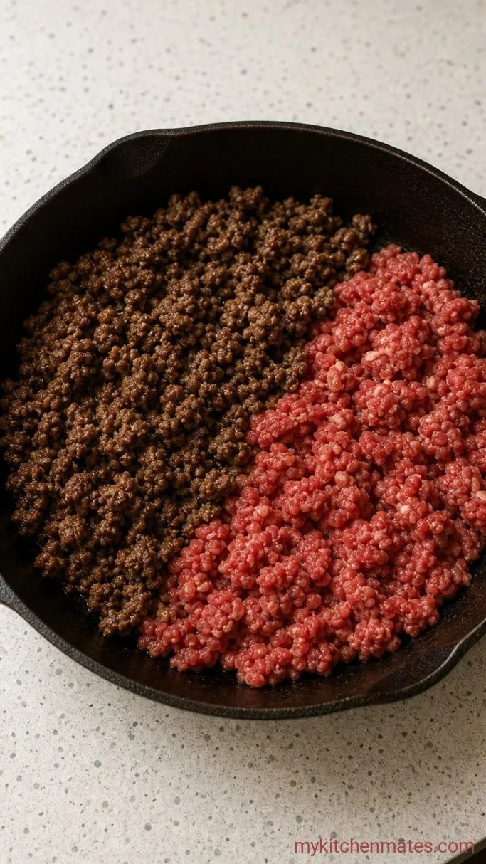 Step 1: Brown the Beef