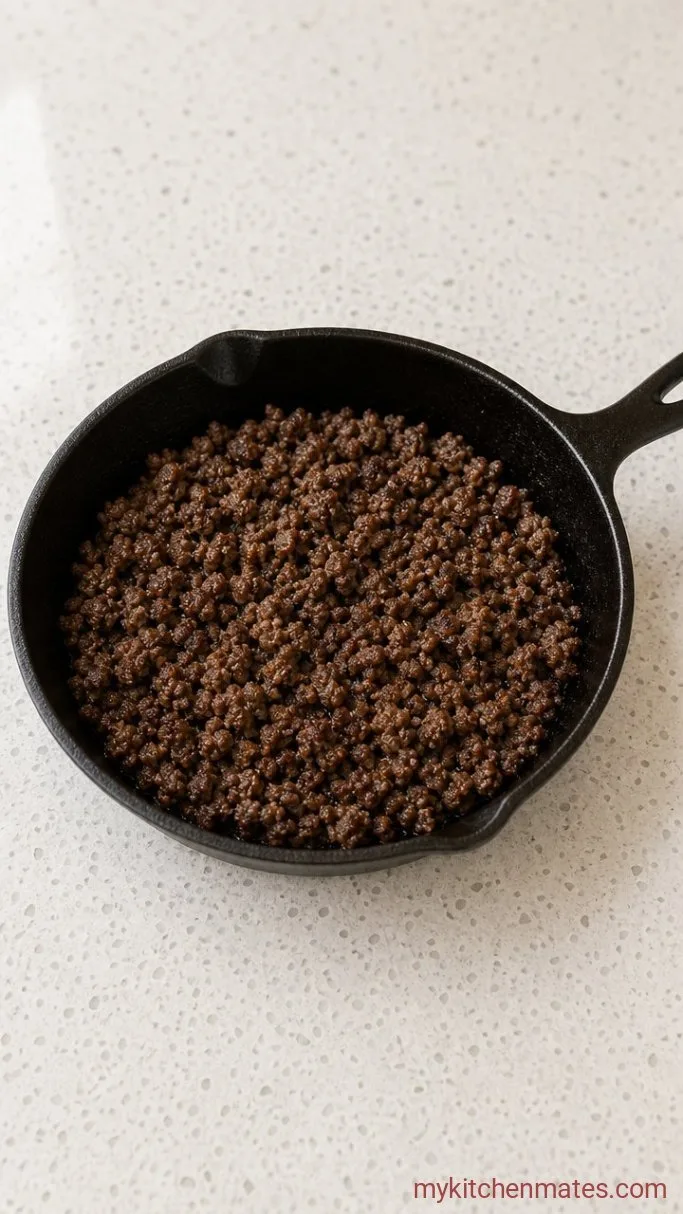 Step 1: Brown the Beef
