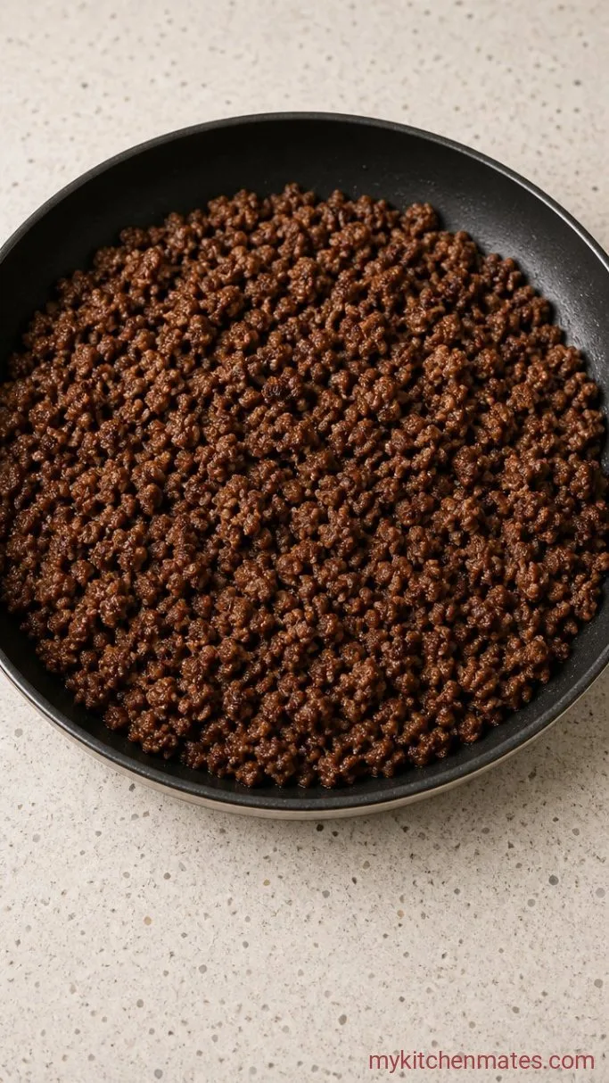 Step 1: Brown the Beef