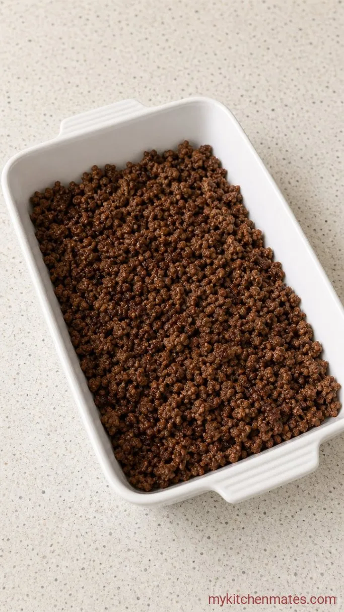 Quick and Creamy Hamburger Green Bean Casserole Step 1: Brown the Beef
