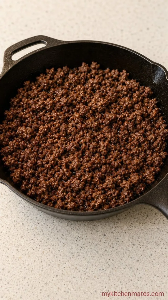 Step 1: Brown the Beef