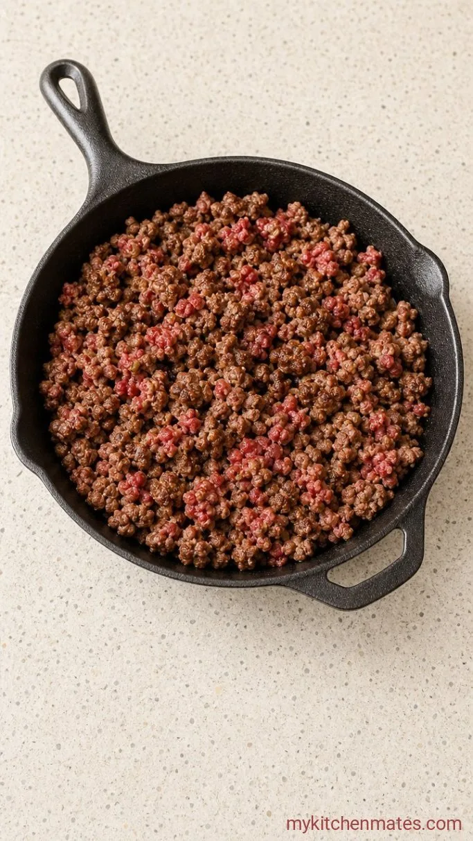 Step 1: Brown the Beef