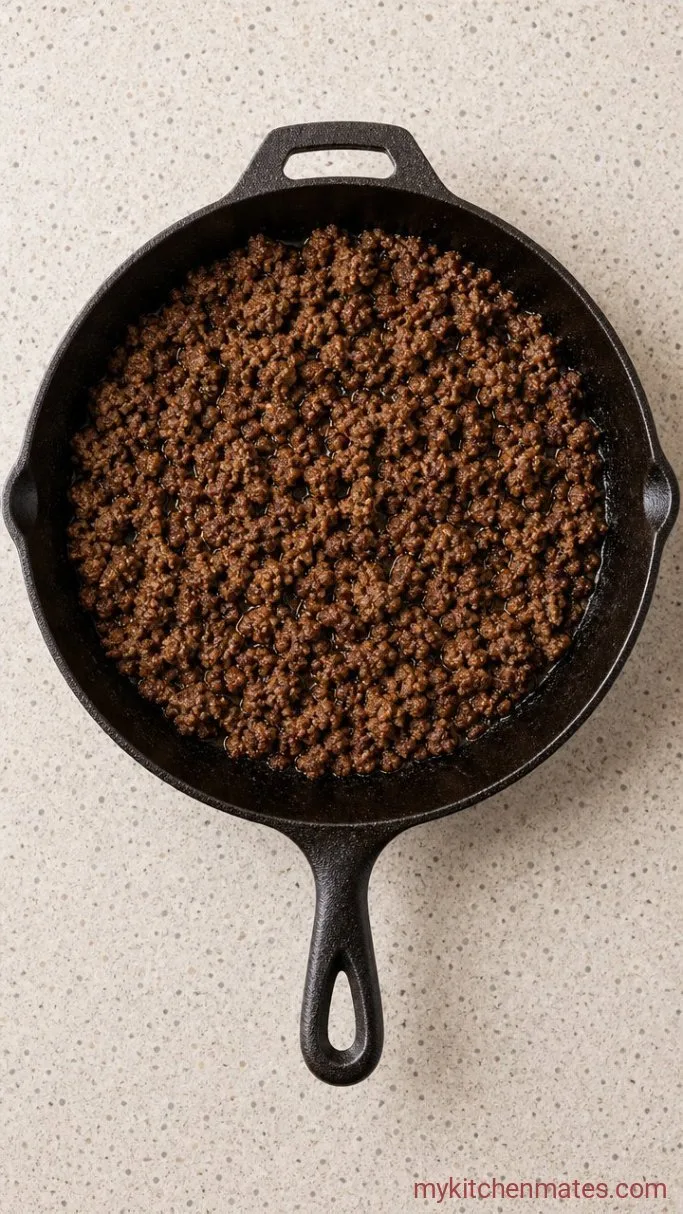 Step 1: Brown the Beef