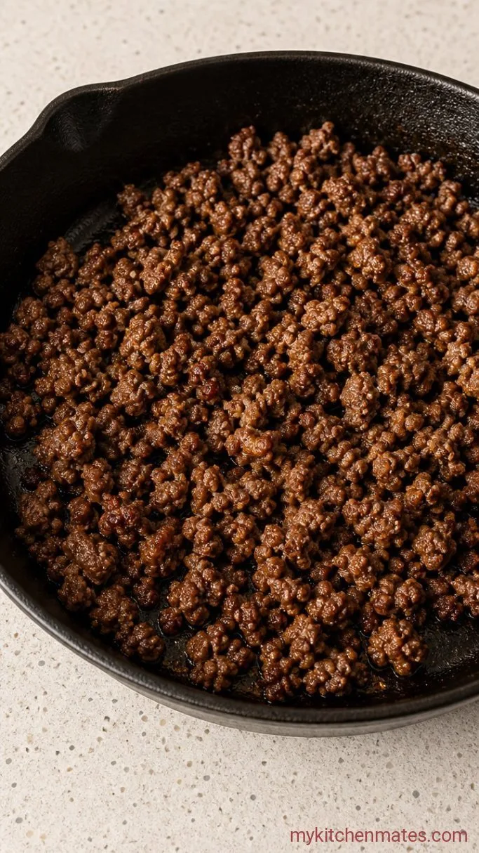 Step 1: Brown the Beef