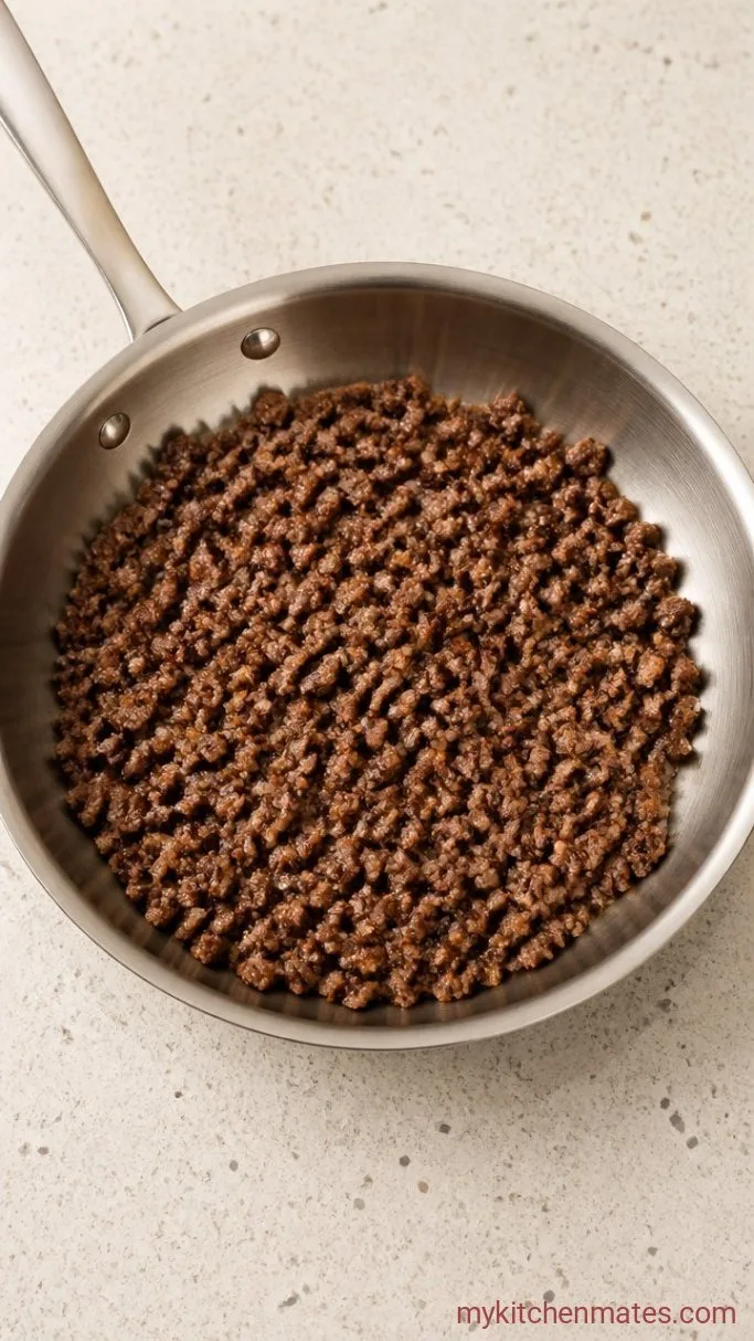 Step 1: Brown the Beef
