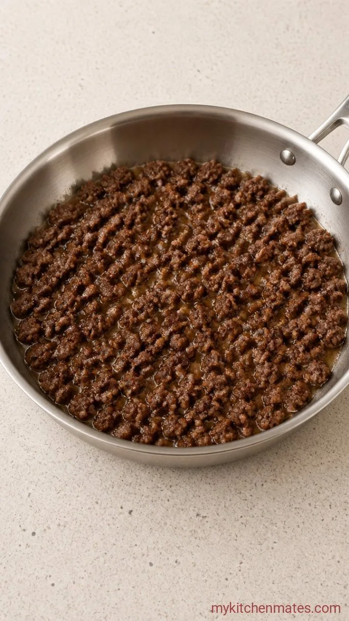 Step 1: Brown the Beef