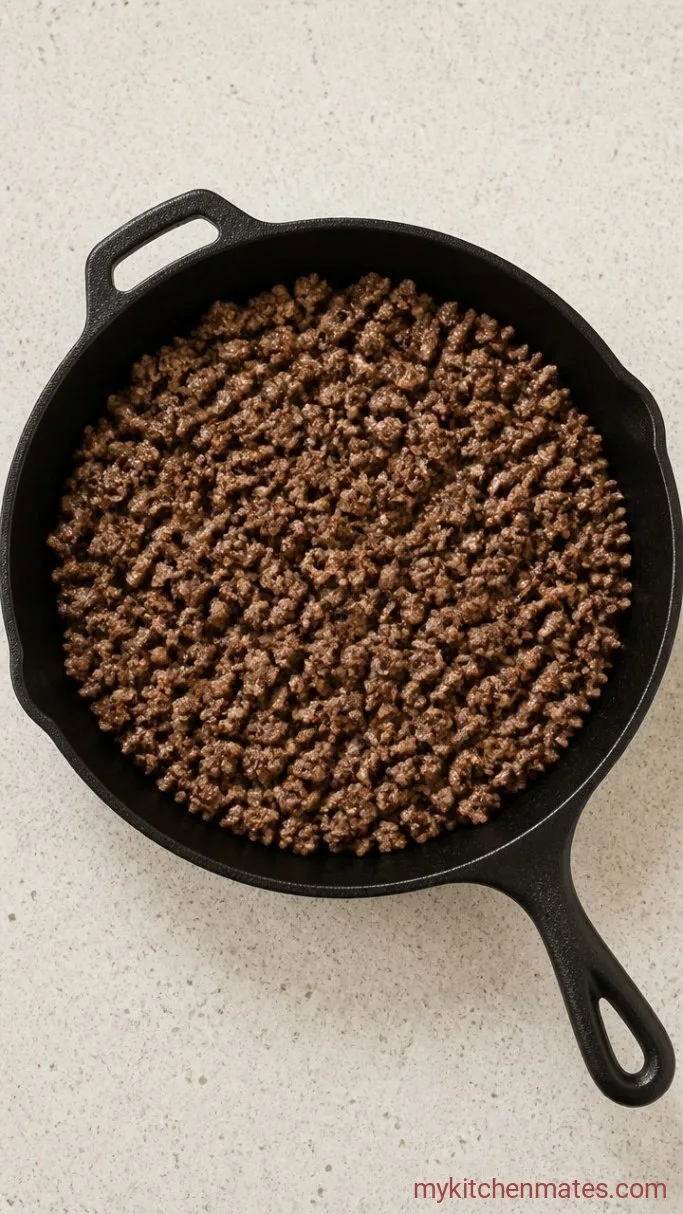 Step 1: Brown the Beef