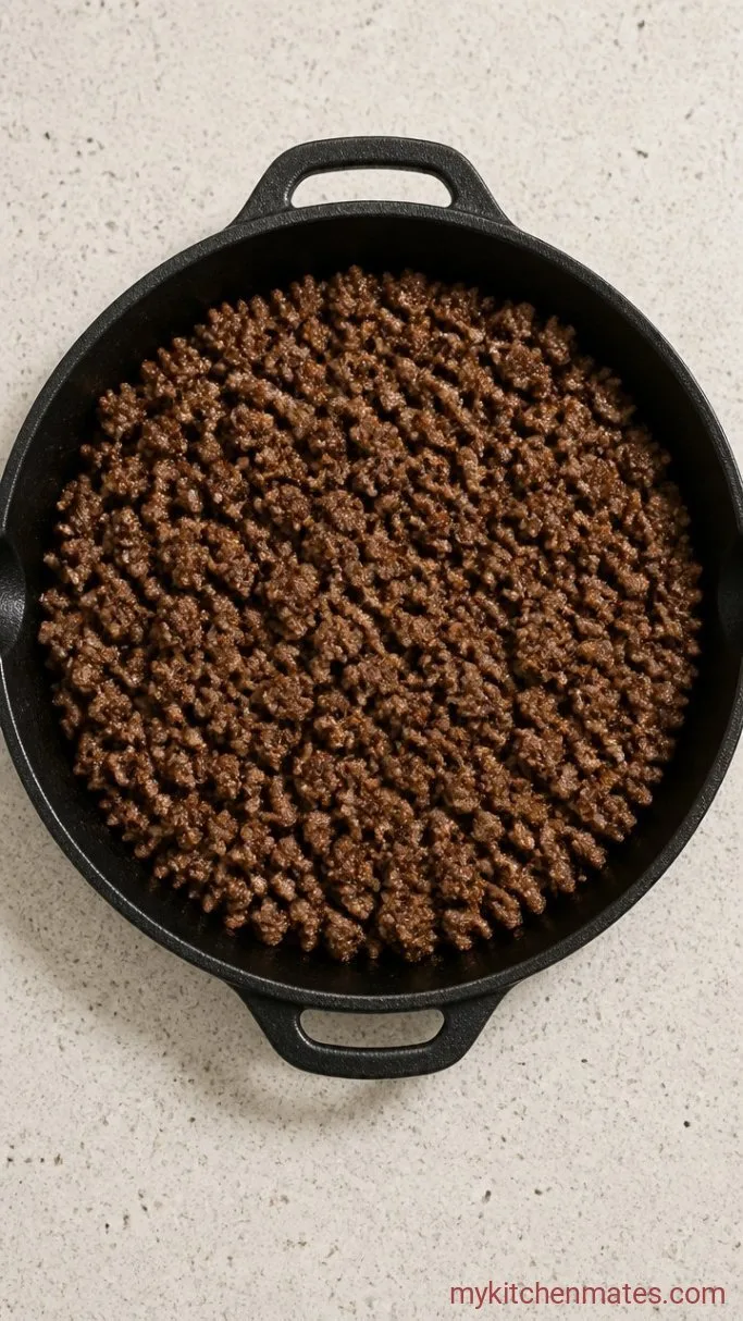 Step 1: Brown the Beef