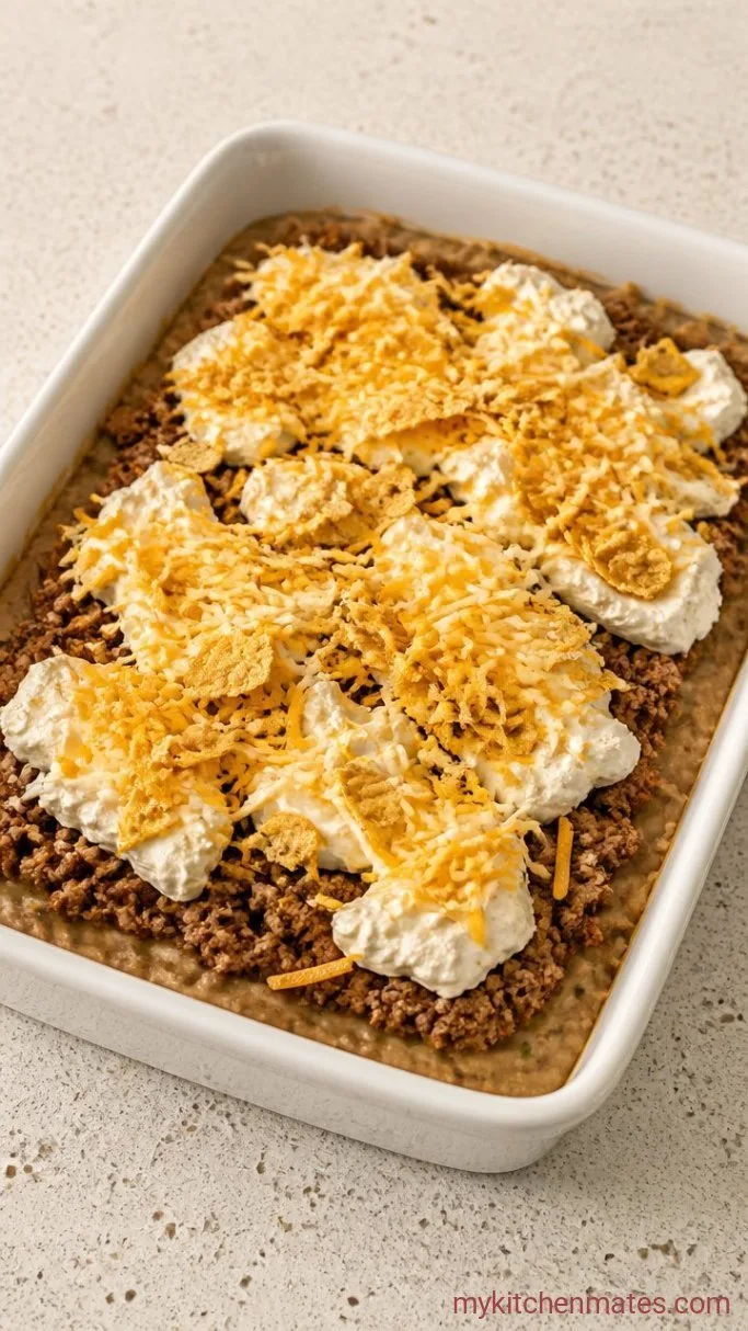 Easy Crunch Wrap Casserole (30 Minutes, One Pan) Step 1: Brown the Beef