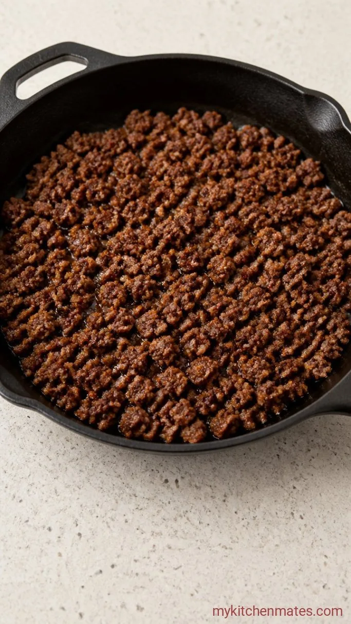 Step 1: Brown the Beef
