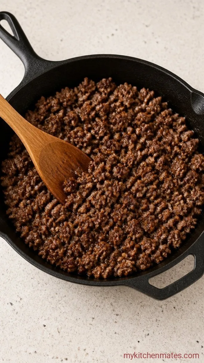 Step 1: Brown the Beef