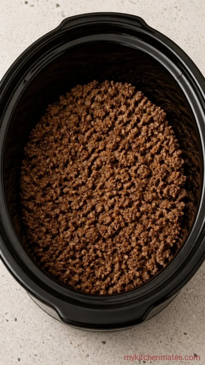 Step 1: Brown the Beef