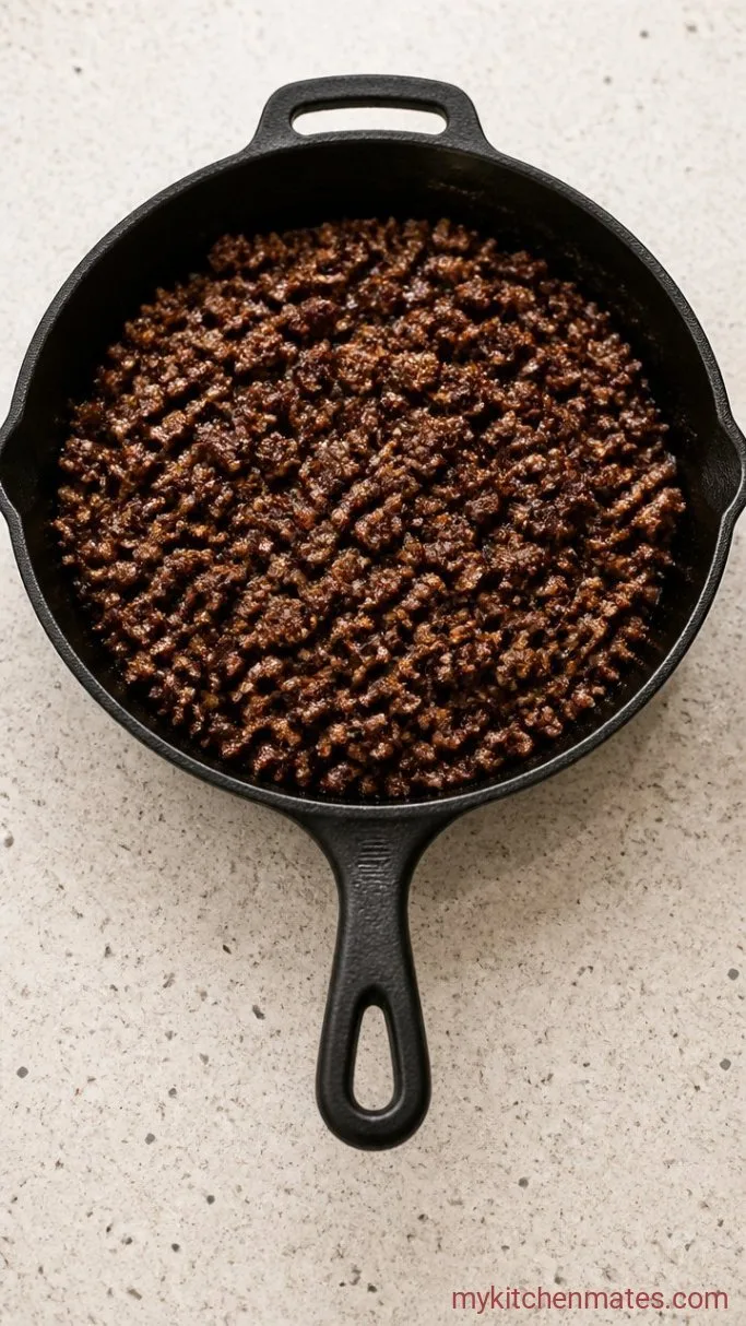 Step 1: Brown the Beef