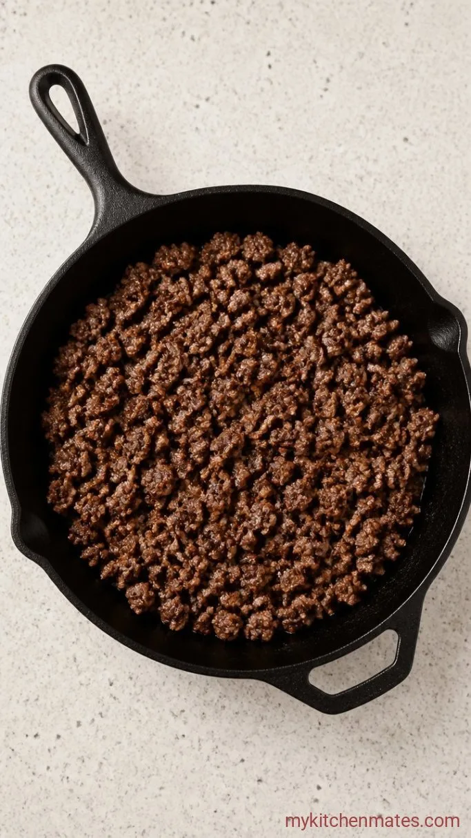Step 1: Brown the Beef