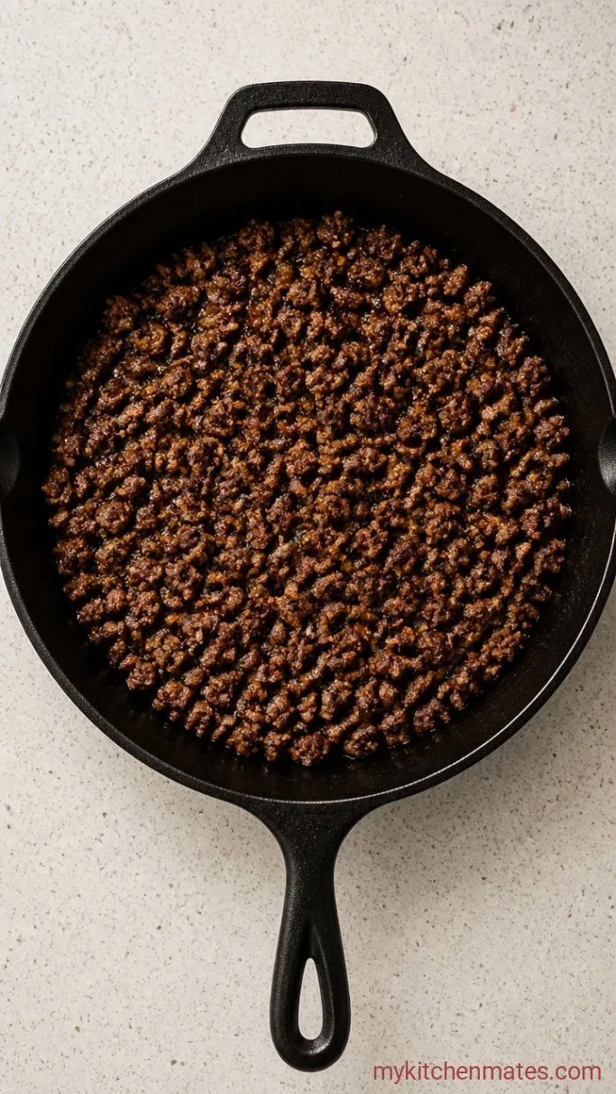Step 1: Brown the Beef
