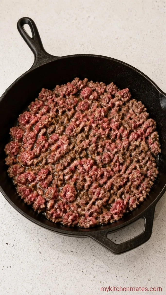 Step 1: Brown the Beef