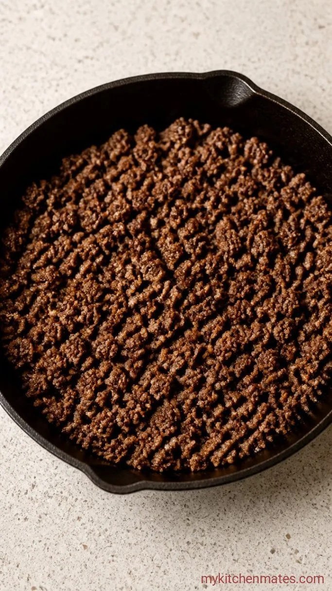 Step 1: Brown the Beef