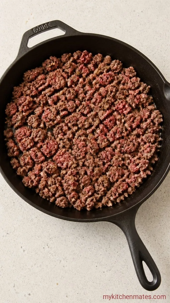 Step 1: Brown the Beef