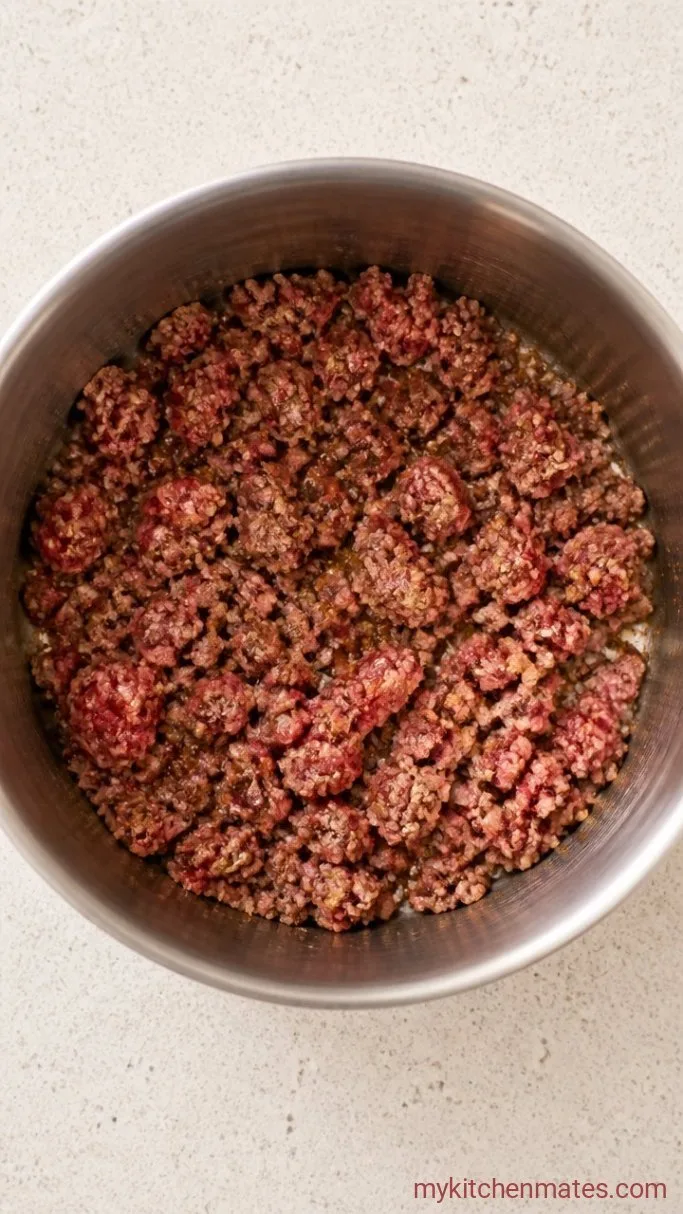 Step 1: Brown the Beef