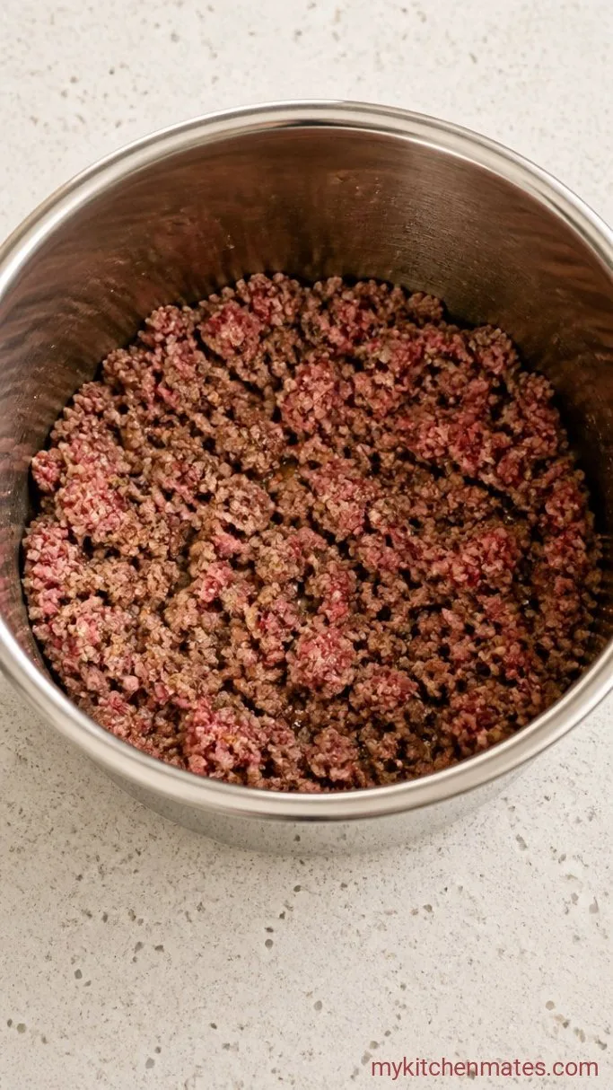 Step 1: Brown the Beef