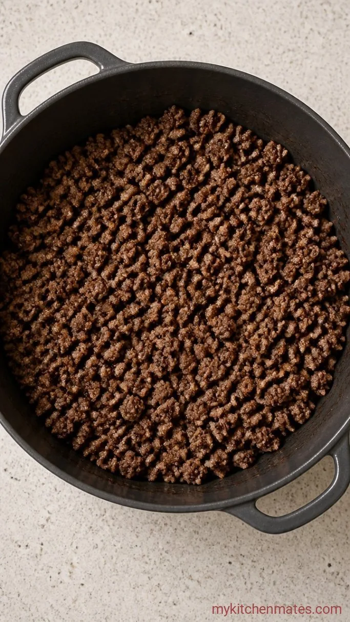 Step 1: Brown the Beef
