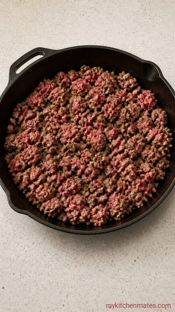 Step 1: Brown the Beef