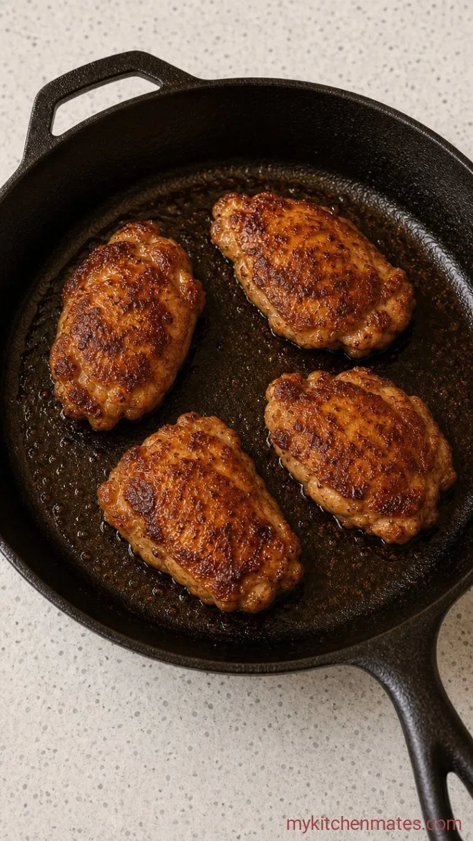 Step 1: Brown the Chicken