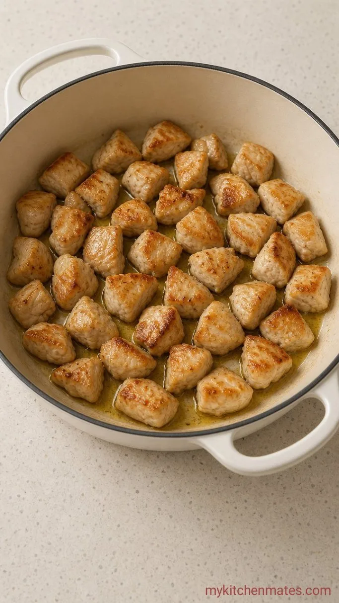 Step 1: Brown the Chicken