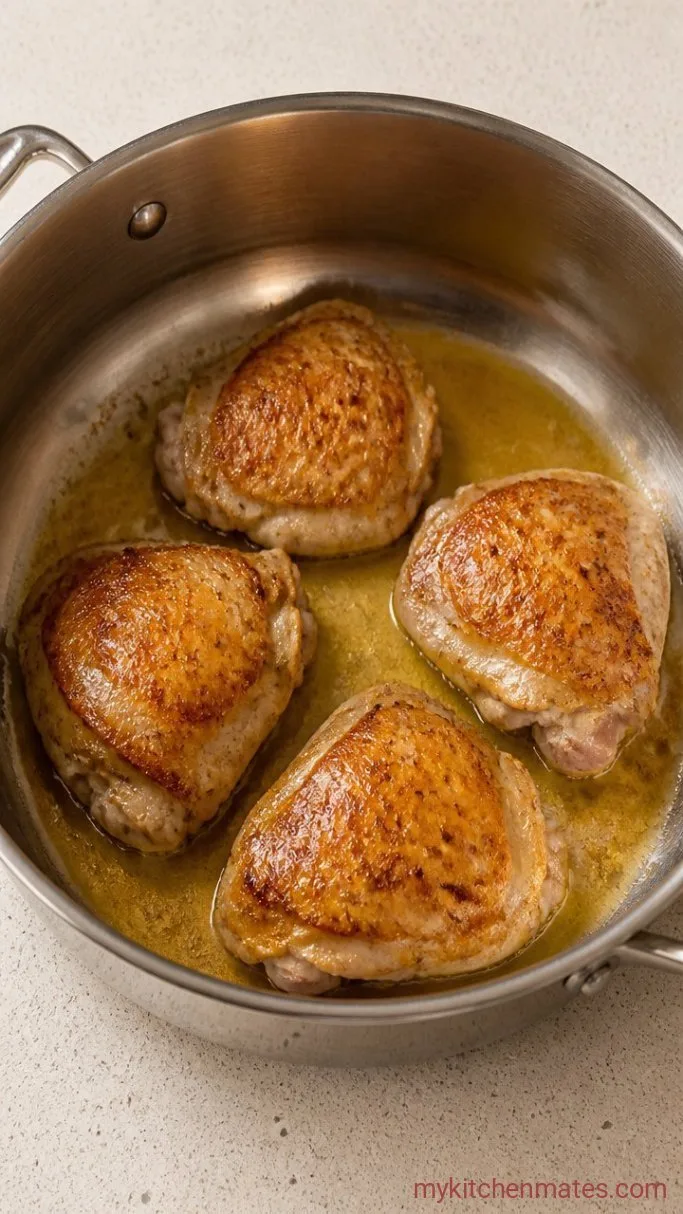 Step 1: Brown the Chicken