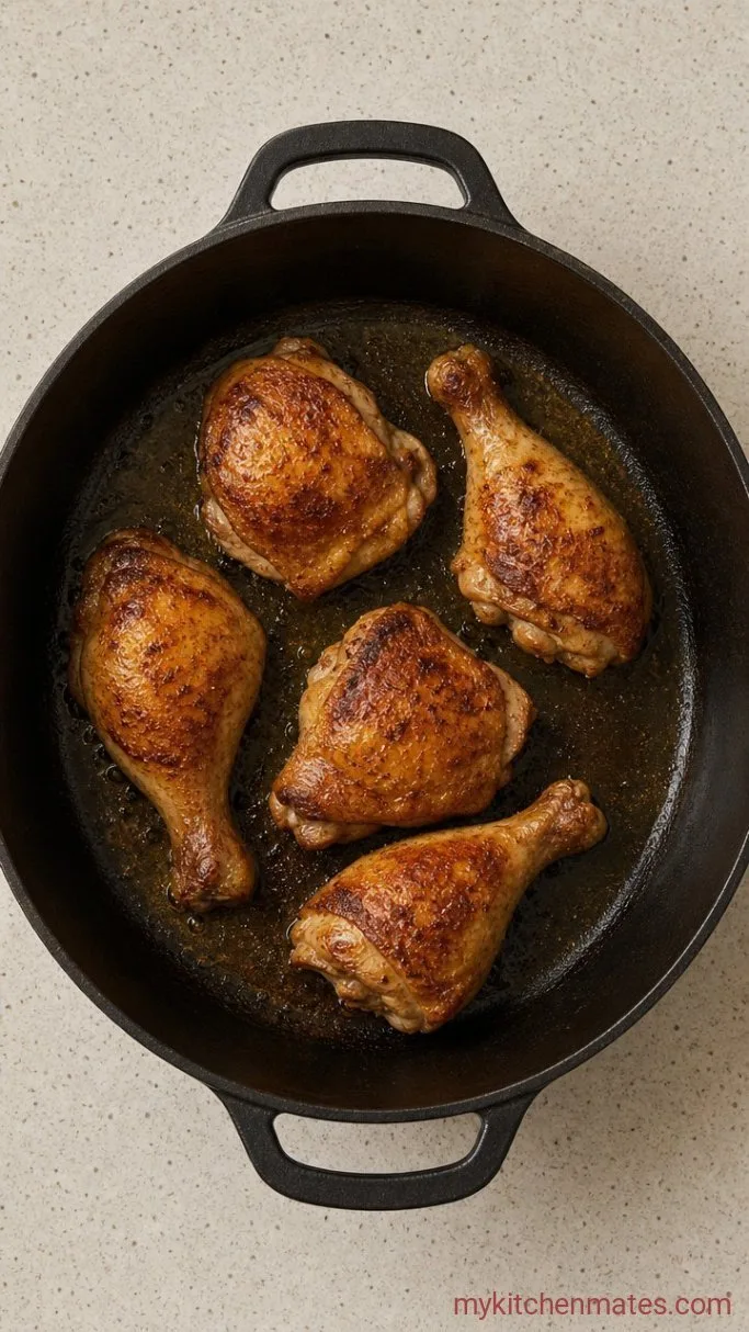 Step 1: Brown the Chicken