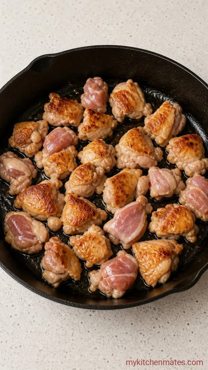 Step 1: Brown the Chicken