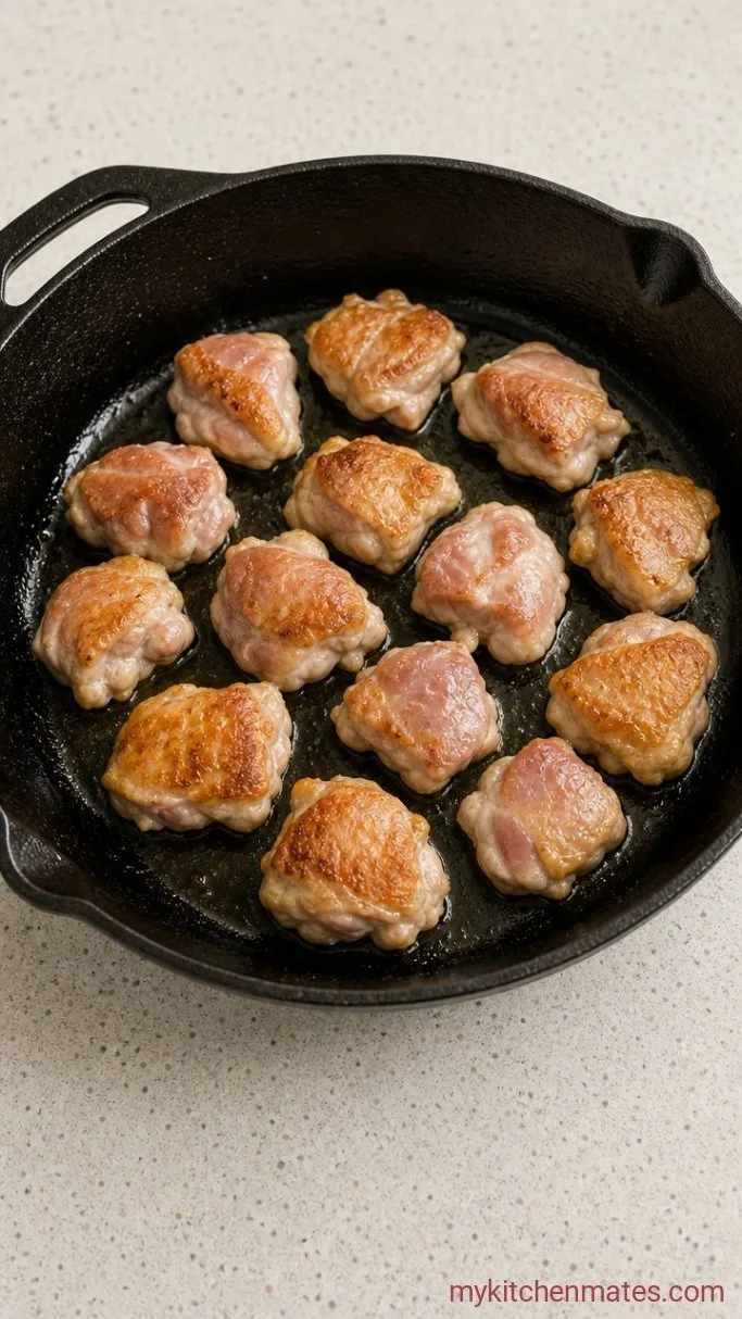 Step 1: Brown the Chicken