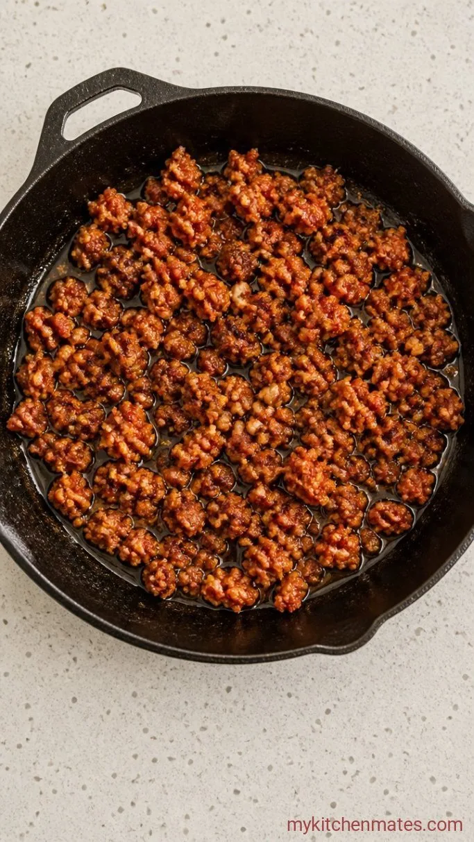 One-Pot Mexican Mac and Cheese (Ready in 30 Minutes) Step 1: Brown the Chorizo