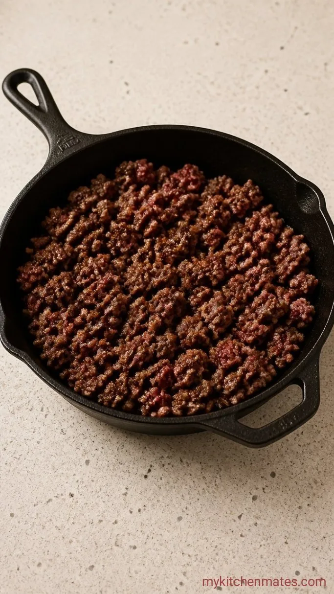Step 1: Brown the Ground Beef