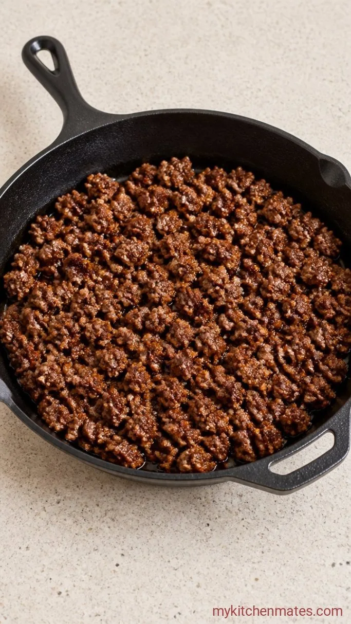 Step 1: Brown the Ground Beef