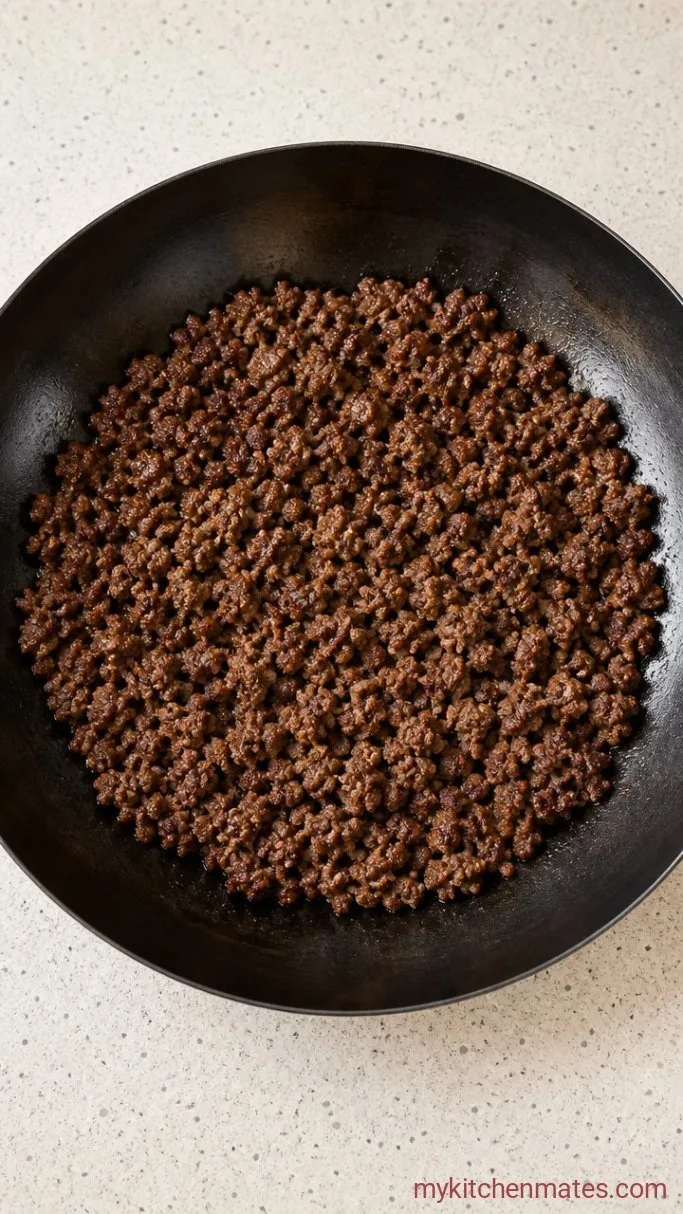 Step 1: Brown the Ground Beef