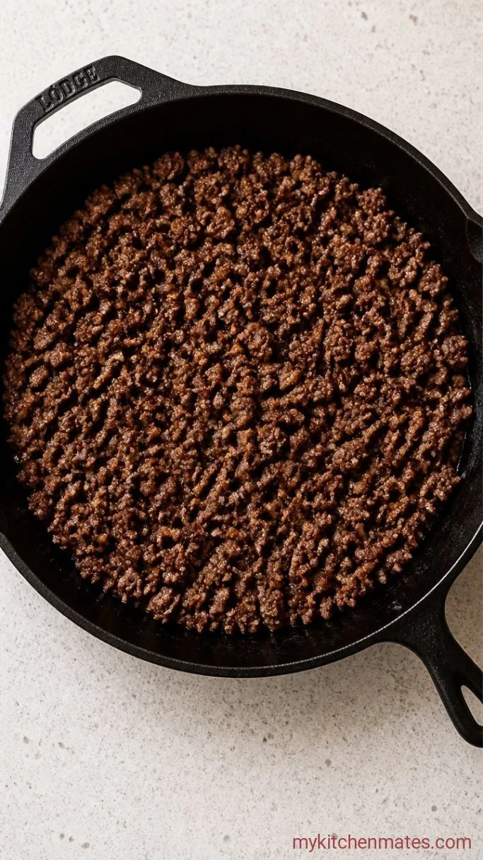 Step 1: Brown the Ground Beef