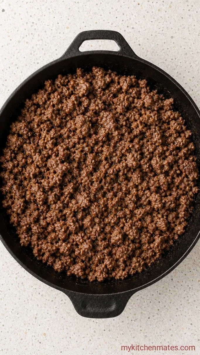 Step 1: Brown the Ground Beef