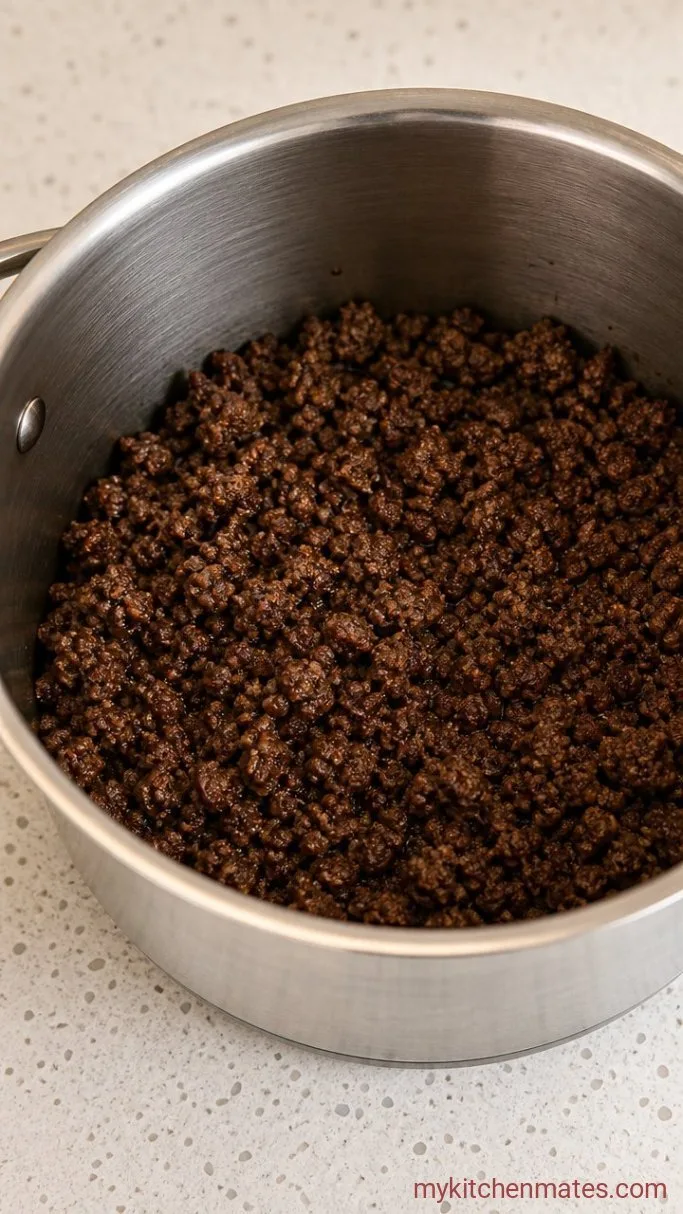 Step 1: Brown the Ground Beef