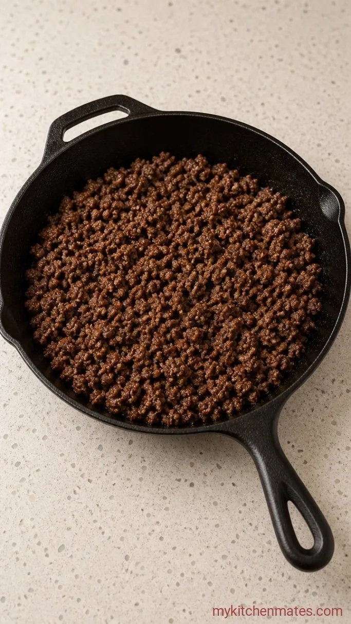 Step 1: Brown the Ground Beef